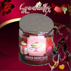RARE SUGARED CHERRY CRISP 3 Wick Candle 14.5