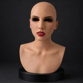 Natural Glamour Female Beauty Silicone Mask with Warm Skin Tone