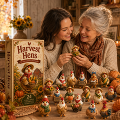 Harvest Hens Advent Calendar 2026 – 24 Days of Farmhouse Chicken Collectibles, Autumn Harvest Surprises & Gifts for Chicken Lovers