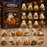 Ghost in the Pumpkin Patch Advent Calendar 2026 – 24 Unique Halloween Ghost Miniatures,