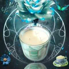 Mahogany Apple 3 Wick Candle 14.5 oz.
