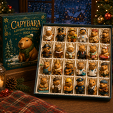 Capybara Advent Calendar 2026 – 24-Day Christmas Countdown with 24 Collectible Capybara Figures