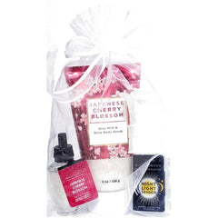 Japanese Cherry Blossom Sugar Scrub, Wallflower Plug & Bulb