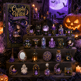 Crystal Witch Advent Calendar 2026 – 24 Days of Magical Crystal Miniatures, Mystical Witchy Collectibles & Enchanting Gifts for Fantasy Lovers
