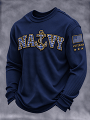 Men's Veterans Day Print Casual Top