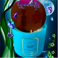 Bergamot Waters White Barn 3 Wick Candle US Seller