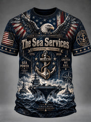 Men's Honor • Courage • Commitment Printed T-Shirt