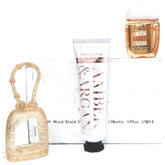 Amber & Argon Hand Cream, Vanilla Sugar PocketBac, Gold Holder