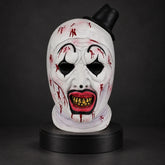 Stitched White Horror Clown Silicone Mask