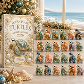 Sea Turtle 24-Day Advent Calendar – Ocean Collectible Figurine Christmas Gift
