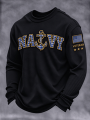 Men's Veterans Day Print Casual Top