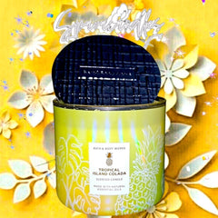 TROPICAL ISLAND COLADA 3 WICK CANDLE 14.5 OZ US US Seller