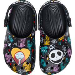 CROCS Disney The Nightmare Before Christmas Jack and Sally Classic Clog Kids Sandals