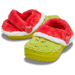 CROCS Grinch Classic Lined Clog Kids Sandals