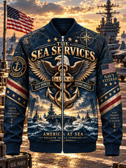 Men's US Navy Printed Jacket