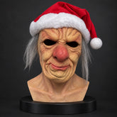 St. Nicholas Elder Silicone Mask with Trimmed White Beard