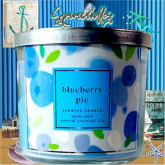 Blueberry pie 3 Wick Candle