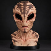 Textured Alien Creature Silicone Mask with Mottled Skin