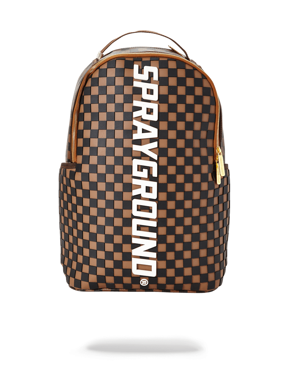 3D MOLDED RUBBER CHECKERED LOGO