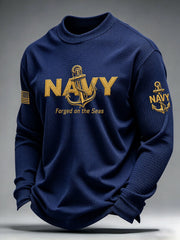 Men's Veterans Day Print Casual Top
