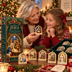 Story of Jesus 2026 – 24 Days of Faith & Wonder Advent Calendar with 24 Unique Biblical Scene Miniatures, Christian Christmas Collectible Gift