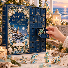 24 Days of Ocean Treasures — Sea Glass Coastal Christmas Advent Calendar 2026