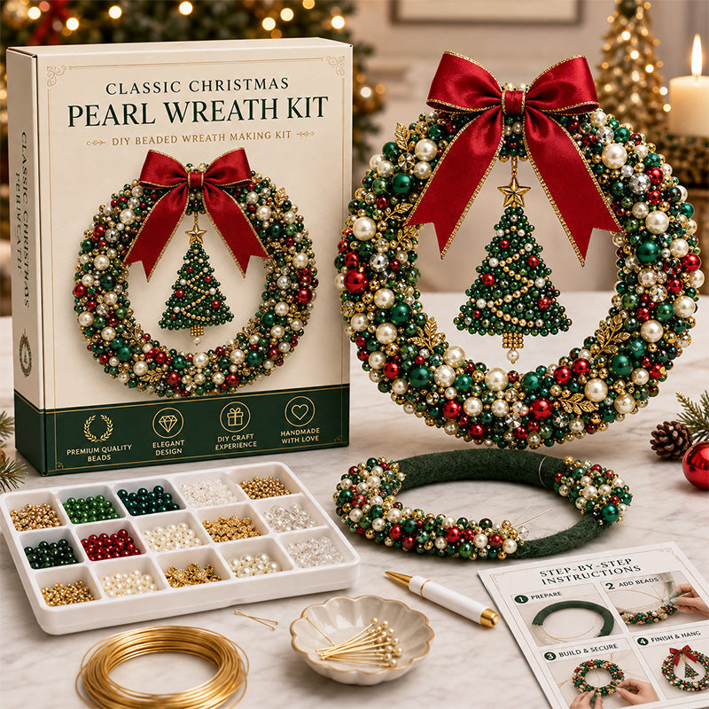 🎄Christmas Wreath Craft Kit – Make a Holiday Keepsake