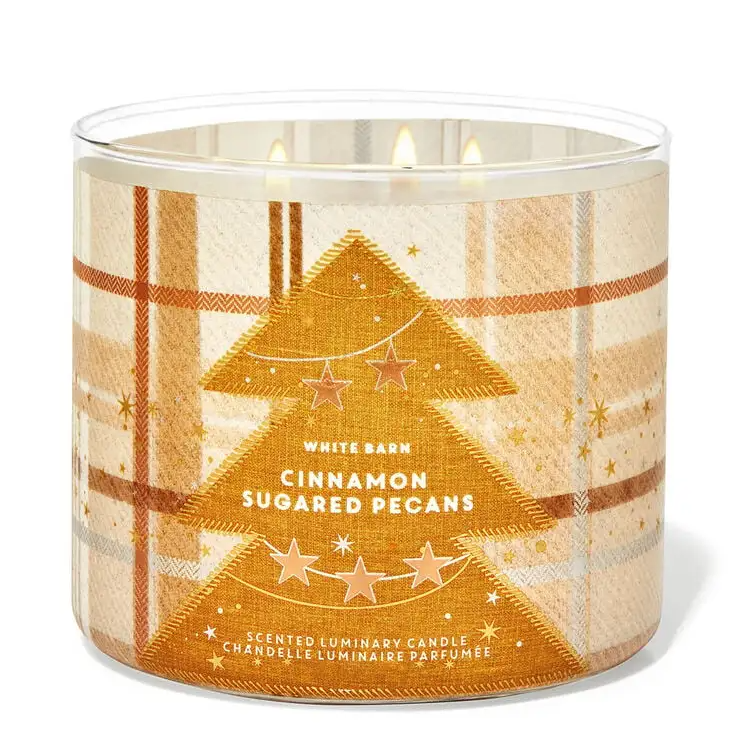Next Cinnamon Sugared Pecans 3-Wick Candle