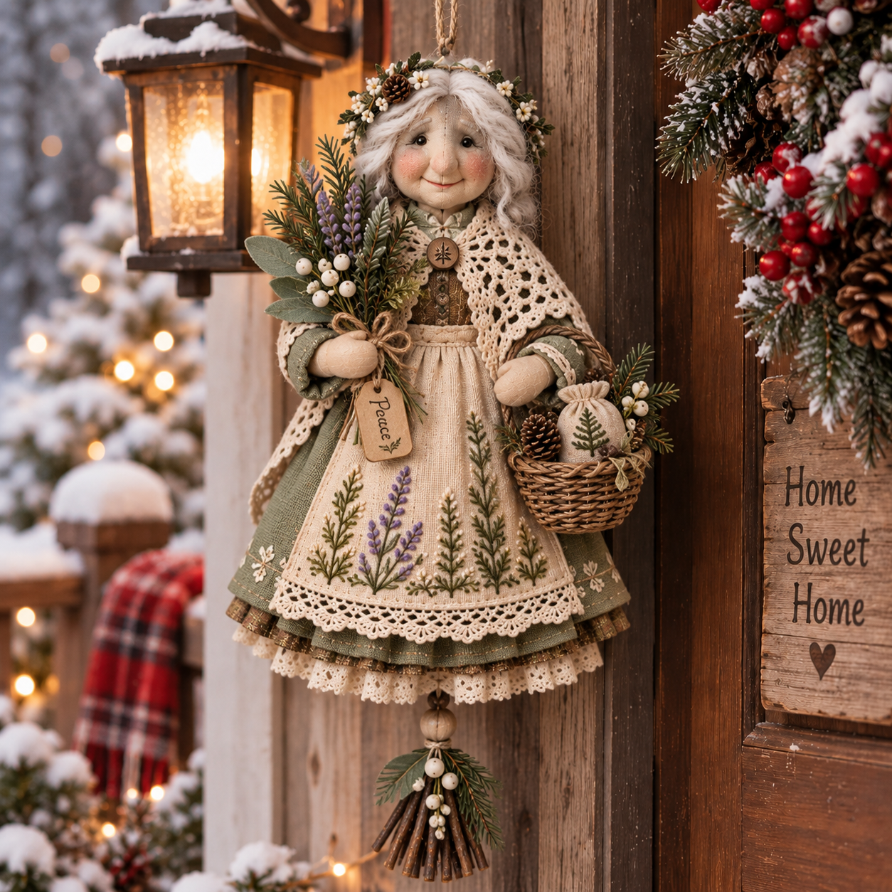 🔥😍Handmade Good Luck Granny 🍀Chase Away Worries, Bring Home Warmth