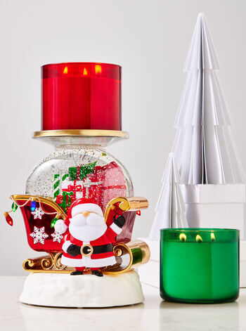 Santa Sleigh Globe