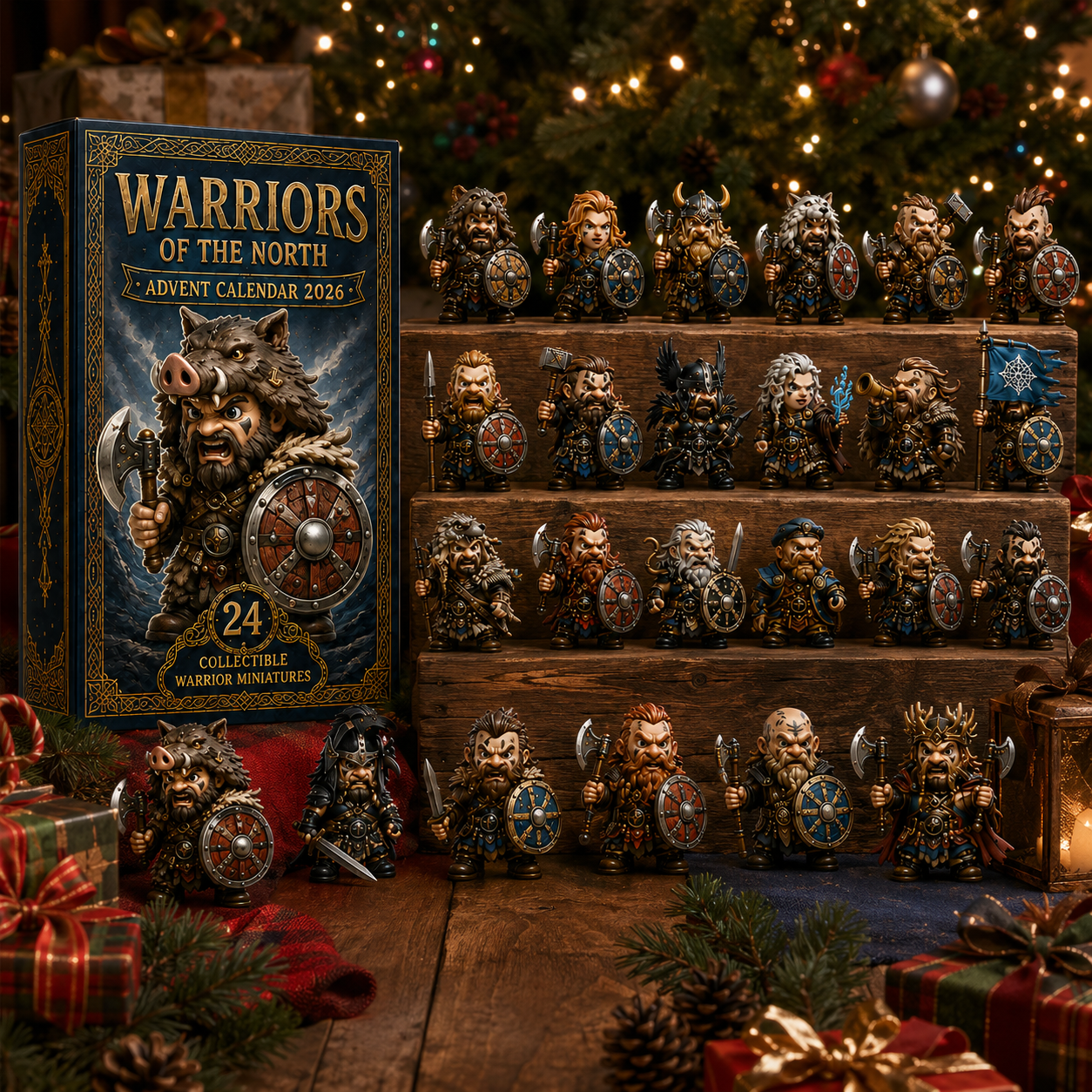 24 Days of Northern Legends – Warriors of the North Advent Calendar 2026 | 24 Collectible Viking Warrior Miniatures