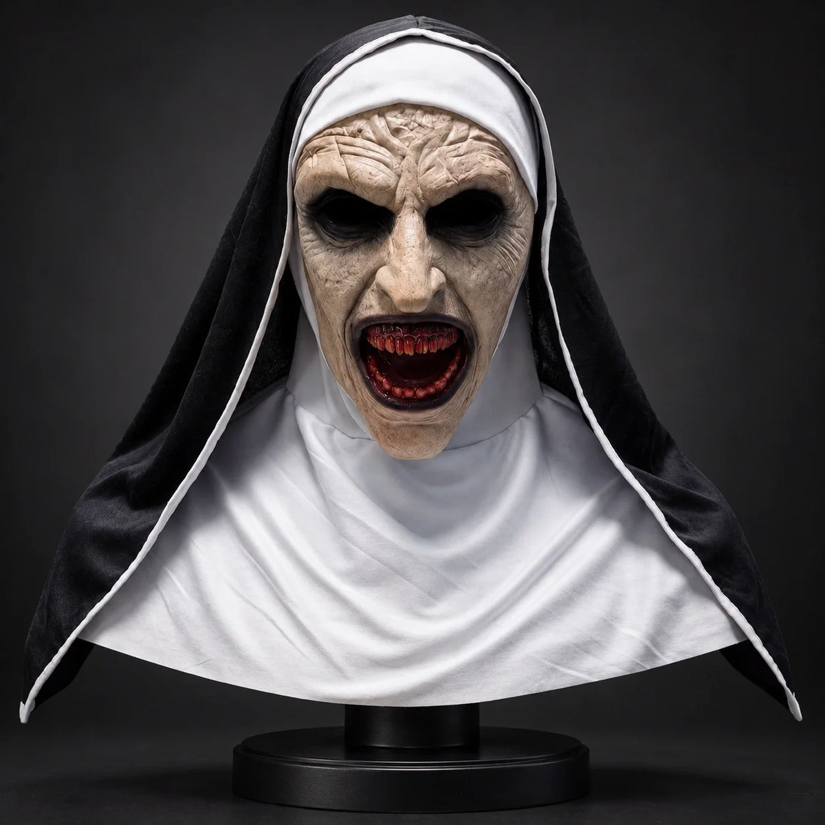 The Nun Valak Demonic Nun Silicone Mask with Habit