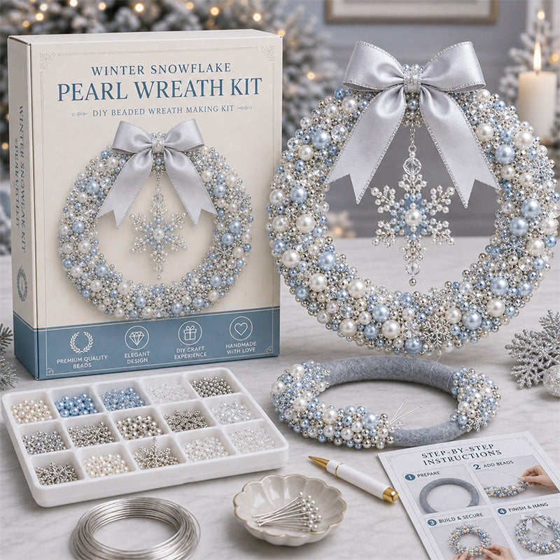 🎄Christmas Wreath Craft Kit – Make a Holiday Keepsake