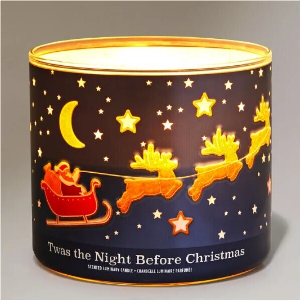 Twas the Night Before Christmas 3-Wick Candle