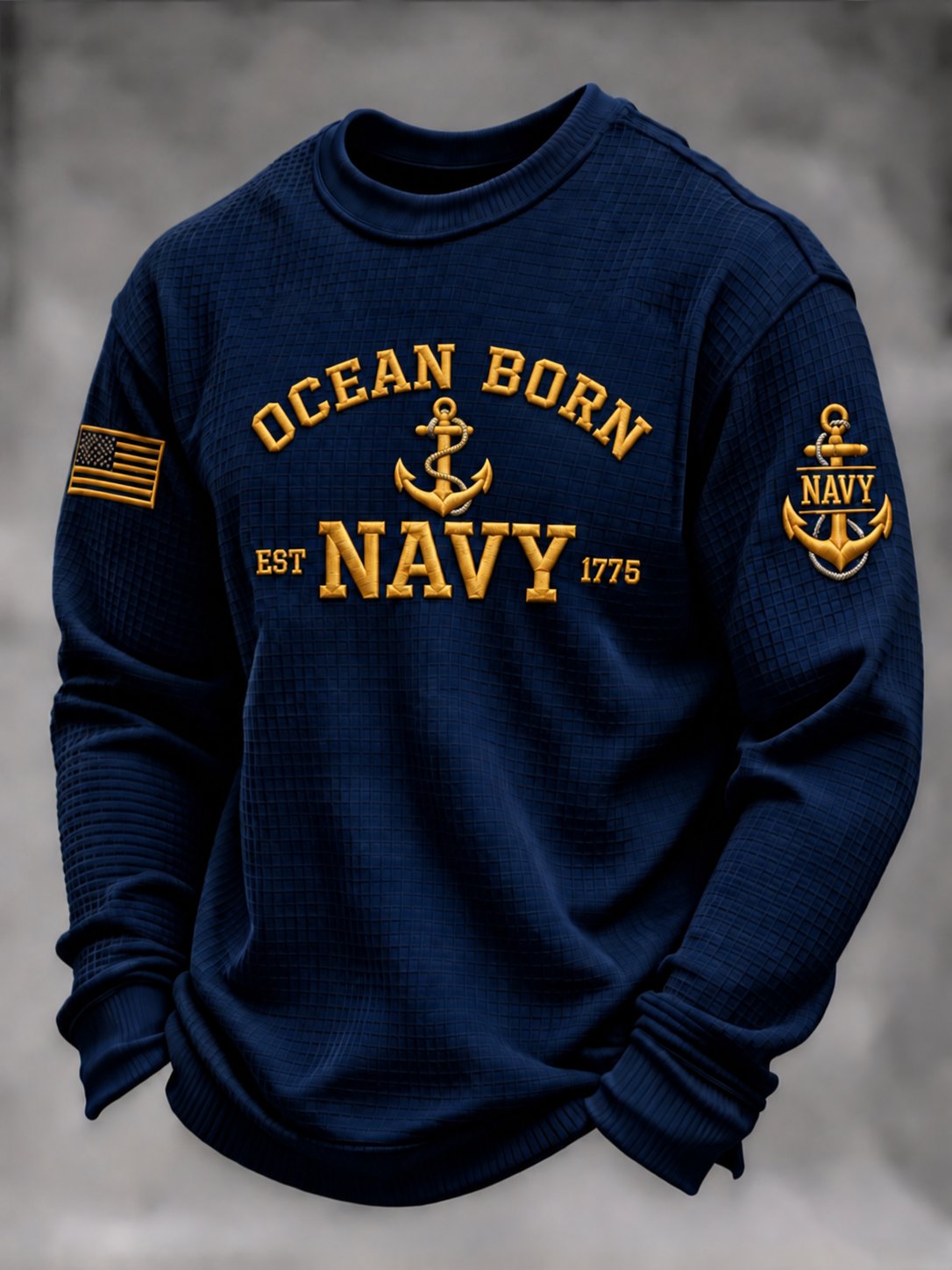 Men's Veterans Day Print Casual Top