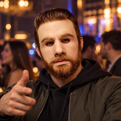 Young Ginger-Haired Gentleman Silicone Mask with Full Beard