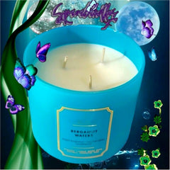 Bergamot Waters White Barn 3 Wick Candle US Seller
