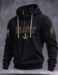 Men's American Veterans Print Hoodie
