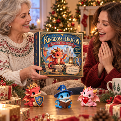 2026 Kingdom of Dragons Advent Calendar – 24 Unique Collectible Dragon Figurines for a Magical Christmas Countdown