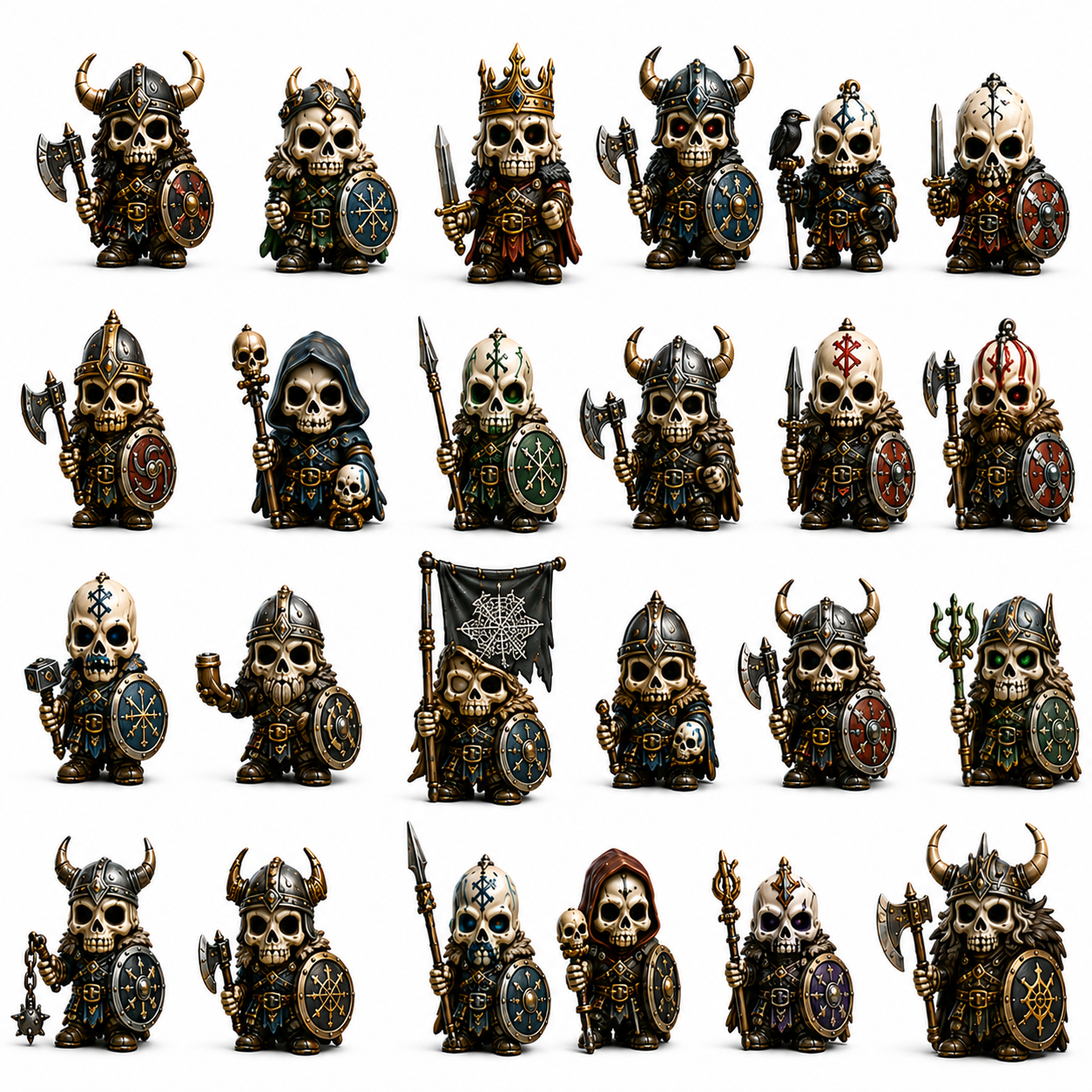⚔️Undead Vikings Advent Calendar 2026 – 24-Day Countdown with Collectible  Undead Warrior Miniatures