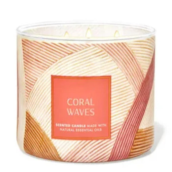 Coral Waves - candles