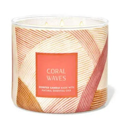 Coral Waves - candles