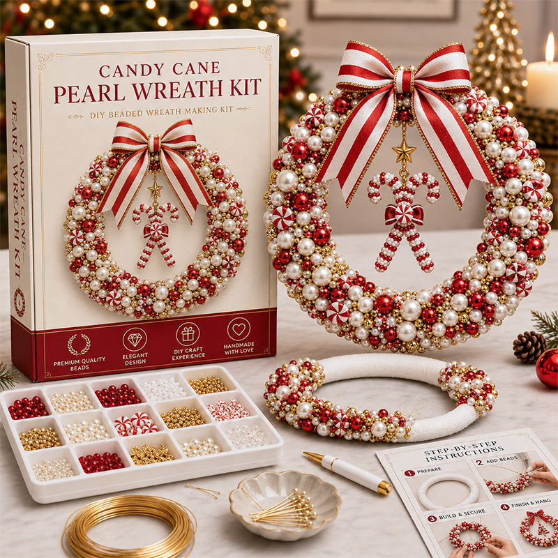 🎄Christmas Wreath Craft Kit – Make a Holiday Keepsake