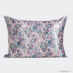 Bridgerton x Kitsch Satin Pillowcase in Wisteria