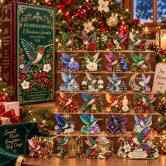 24 Days of Joy in Bloom — Hummingbird Christmas Garden Advent Calendar 2026