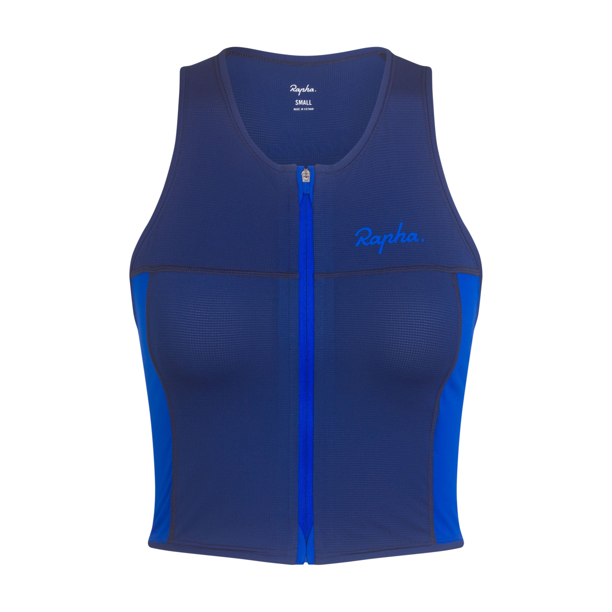 Women's Cropped Zip Tank