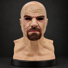 Iconic Theatrical Scholar Silicone Mask with Goatee Beard