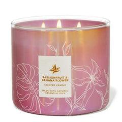 Passionfruit and banana flower - candle