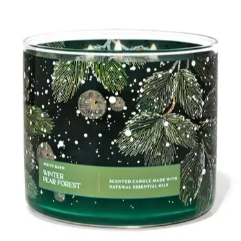 Winter Pear Forest 3-Wick Candle