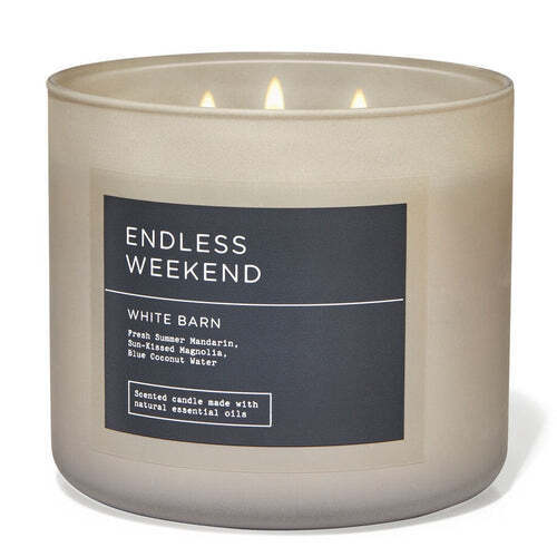 Endless weekend - candle  CLOUD